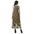 thumbnail image 4 of Moomaya Robe Imprimée Femme Fête Mariage Tenue de Fête Col Licou Robe Maxi en Rayonne, 4 of 4