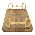 thumbnail image 5 of Huntley Equestrian Wooden Tray with Gold Bit Handles (Rectangle), 5 of 6