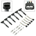 thumbnail image 5 of 6 Ignition Coils+Connectors+Spark Plug UF487 90919-02251 For Toyota Sienna 3.5L, 5 of 12