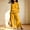 Yellow women 2 piece lounge set a1, variant on Usloyux Women's 2 Piece Lounge Set Long Sleeve Crew Neck Pullover Top and Wide Leg Pants Matching Tracksuit Outfits, Beige S