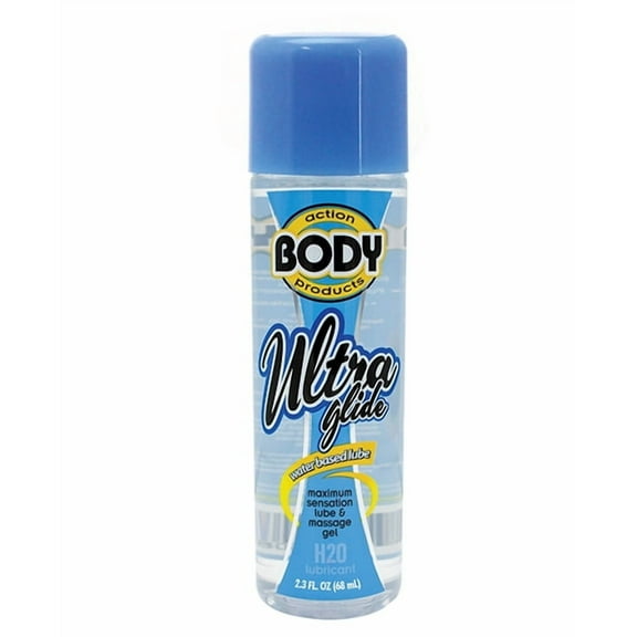 Body Action Ultra Glide Water Based Lubricant - 2.3 oz Bottle