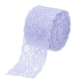 thumbnail image 1 of Unique Bargains Lace Trim 10 Yards 2 Inch Flower Elastic Lace Ribbons for Package Decoration Wedding Headbands Light Purple, 1 of 5