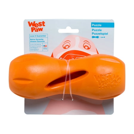 UPC: 0747473757368 | West Paw Zogoflex Qwizl Large 6.5  Dog Toy Tangerine
