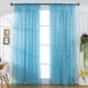 thumbnail image 4 of Cortinas para ventanas, patrón de copo de nieve, ventana impresa transparente, cortina de ventana transparente, rendimiento lleno de energía, 4 of 8