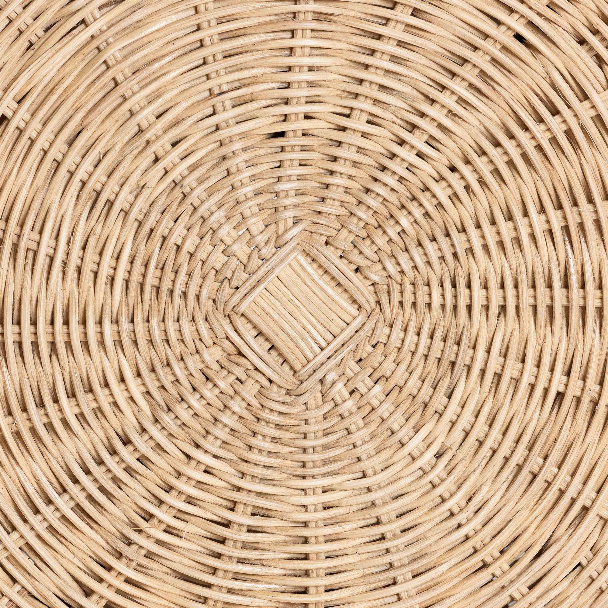 bali & pari Natala Boho End Table, Light Honey