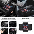 thumbnail image 5 of Yuyamidu 12 PCS Butterfly Car Seat Cover for Front Seats American Flag Rearview Mirror Cover Steering Wheel Cover Safe Belt Pads Armrest Pad Garbage Can Air Vent Organizer Keychain Coasters, 5 of 7