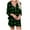 Green, variant on Dagegui Womens 2 Piece Plaid Pajamas Sets Soft Comfy Sleepwear Set Long Sleeve Crewneck Button Shirts and Shorts Matching Outfits Lounge Wear Gray L