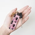 thumbnail image 6 of Keychain 6×3.1×1inpu Leather With Delicate Touch And Strong Recognition Is Used For Daily Travel, Work And Picnic Plaid Fall Camo Pink_4, 6 of 8