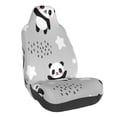 thumbnail image 1 of Balery Pandas Funda de Asiento para Auto con Diseño - Cubierta Frontal Suave y Transpirable con Protector Antideslizante- 1 Unidad, 1 of 5