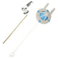 thumbnail image 1 of 1 Set Toilet Flapper Replacement Kit Toilet Handle Tank Flush Lever Toilet Replacement Part, 1 of 6