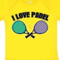 thumbnail image 4 of Inktastic I Love Padel Sports Quote Girls Baby Bodysuit, 4 of 5