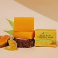 thumbnail image 4 of AMVital Kojic Acid Soap - Turmeric Soap for Face & Body with Hyaluronic Acid, Vitamin C, Vitamin E, Shea Butter, Castile Olive Oil (4 Pack), 4 of 7