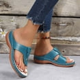 thumbnail image 7 of NOKIO Women's Summer Toe Wedge And T Shaped Oversized Beach Sandals And Slippers Women's Comfortable Arch Support Summer Orthotic Flip Flops Sandals, 7 of 7