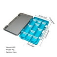 thumbnail image 3 of Fishing Tackle Organizers with Adjustable Dividers Waterproof Lures Dividers Box, 3 of 18