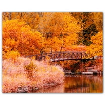 Picture-Tiles.com: Bridge Ceramic Tile Wall Mural WAL500258-54XL. 60"W x 48"H using (20) 12" x 12" Ceramic Tiles-Satin Finish