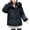 Black, variant on Lindreshi Winter Coats for Women Trendy Women's Winter Cotton Jacket with Hood, Waist, and Plush To Overcome Outer Coat