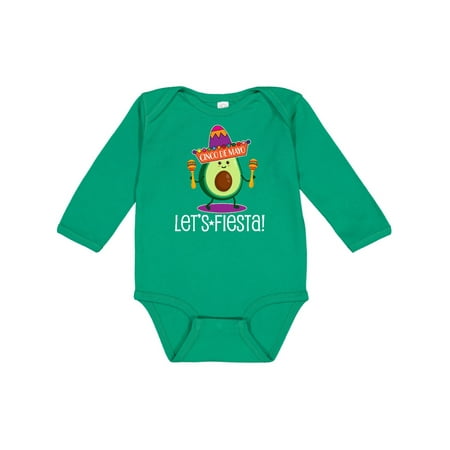 

Inktastic Cinco De Mayo Lets Fiesta Gift Baby Boy or Baby Girl Long Sleeve Bodysuit