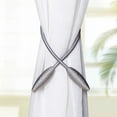 thumbnail image 2 of Curtain Tiebacks Universal Curtain Tie Rings Modern Curtain Rope, 2 of 7