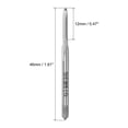 thumbnail image 2 of Uxcell Machine Tap 2-56 UNC UNC Thread 2B Class 3 Flutes High Speed Steel Screw Taps 3 Packs, 2 of 6