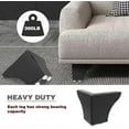thumbnail image 3 of 4 Pcs Metal Furniture Legs,10cm Height Sofa Legs,Modern Triangle Furniture Feet DIY Replacement, 3 of 5