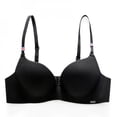 thumbnail image 4 of Promotion!Bra Gathering Bra One-piece Seamless Gathering Bra Solid Color Stretch Thin Padded Bra, 4 of 6