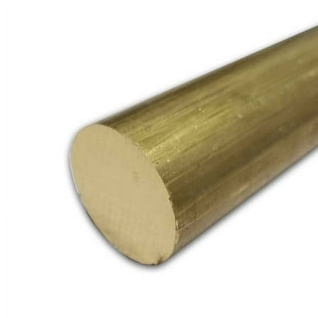 2.500 (2-1/2 inch) x 6 inches, C360-H02 Brass Round Rod