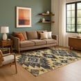 thumbnail image 7 of Addison Rugs Mayfield Premium Machine Washable Transitional Tribal Gold Rectangle Rug, 3' x 5', 7 of 7