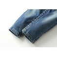 thumbnail image 6 of KIDSCOOL SPACE Baby Boy Girl Jean Overalls,Toddler Slim Cute Denim Dungaree,Blue,6-9 Months, 6 of 8