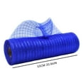 thumbnail image 3 of Poly Deco Mesh Wrap Metallic Stripes For Garland Crafting Baskets Wrapping Wedding And Easter Halloween Decorating 21 Inch X 10 Yards/ Royal blue 50-pack imitation paper mesh, 3 of 3