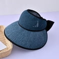 thumbnail image 4 of SUYIDA Korean Style Women's Sun Hat Wide Brim UPF Travel Beach Sunshade Visor for Outdoor Activities, 4 of 5