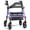 Purple, variant on HOMLAND Foldable Rollator Walker with Memory Foam Seat for Seniors, 350 lb. Capacity Heavy-Duty Mobility Walker, 8'' Big Wheels, Red