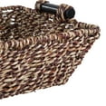 thumbnail image 5 of Mainstays Rectangle Brown Seagrass Basket with Wood Handles, 17.5”L x 10” W x 4”H, 5 of 9