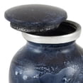 thumbnail image 3 of Perfect Memorials Keepsake Brushed Blue Cremation Urn, 3 of 4