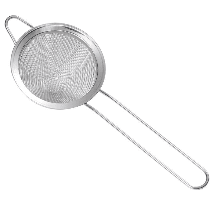 Cocktail Fine Strainer Stainless Steel Professional Bar Tool Conical Mesh Strainer,Silver 