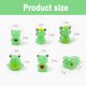 thumbnail image 2 of 6 piezas de mini ranas de cristal, lindas figuras en miniatura de rana, miniatura de jardín de hadas, paisaje de musgo, manualidades de bricolaje, accesorios de adorno, 2 of 6