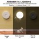 thumbnail image 3 of Lámpara de noche LED con sensor de movimiento magnético para interiores con almohadillas adhesivas gratuitas, se adhiere a cualquier lugar, sensor inalámbrico recargable por USB | Blanco, 3 of 5