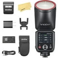 thumbnail image 2 of Godox V100S V100 S Round Head Camera Flash forSony Camera Flash Speedlite Speedlight,100Ws 2.4G TTL1/8000 HSS,400 Full Power Flashes,7.2V/2980mAh Li-ion Battery,1.7s Recycle Time,LED Modeling Lamp, 2 of 10