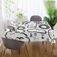 thumbnail image 5 of Yayeee Tablecloths for Rectangular Tables 54 x 54 inch Party Table Cover, Rainbows, 5 of 6