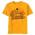 thumbnail image 2 of Star Wars Welcome To Tatooine Men's Gold Graphic Vacation Tourist T-Shirt Medium, 2 of 2