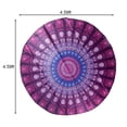 thumbnail image 4 of PULLIMORE Bohemian Round Beach Tapestry Indian Mandala Hanging Hippie Throw Yoga Mat Picnic Blanket Bikini Cover up, 55inches, 4 of 8