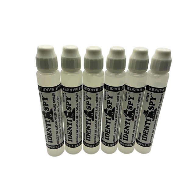 Black Light World Marqueurs à Encre Invisible IDENTI-SPY Dauber, Lot de 6