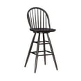 thumbnail image 6 of Linon Newton 30" Windsor Back Bar Stools, Brown Finish, Set of 2, 6 of 11