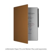 (Open Box) REMARKABLE PAPER PRO PREMIUM LEATHER BOOK FOLIO CASE RM07B-2006NW - BROWN-M