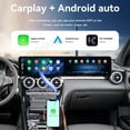 thumbnail image 3 of SNATEEN Dual 12.3 inch Carplay Screen/Radio/Multimedia Player for Mercedes-Benz GLC/C 2015-2018 Universal Car Navigation/GPS Upgrade Headunit Android Display 1080P Touch Screen Replace System, 3 of 11