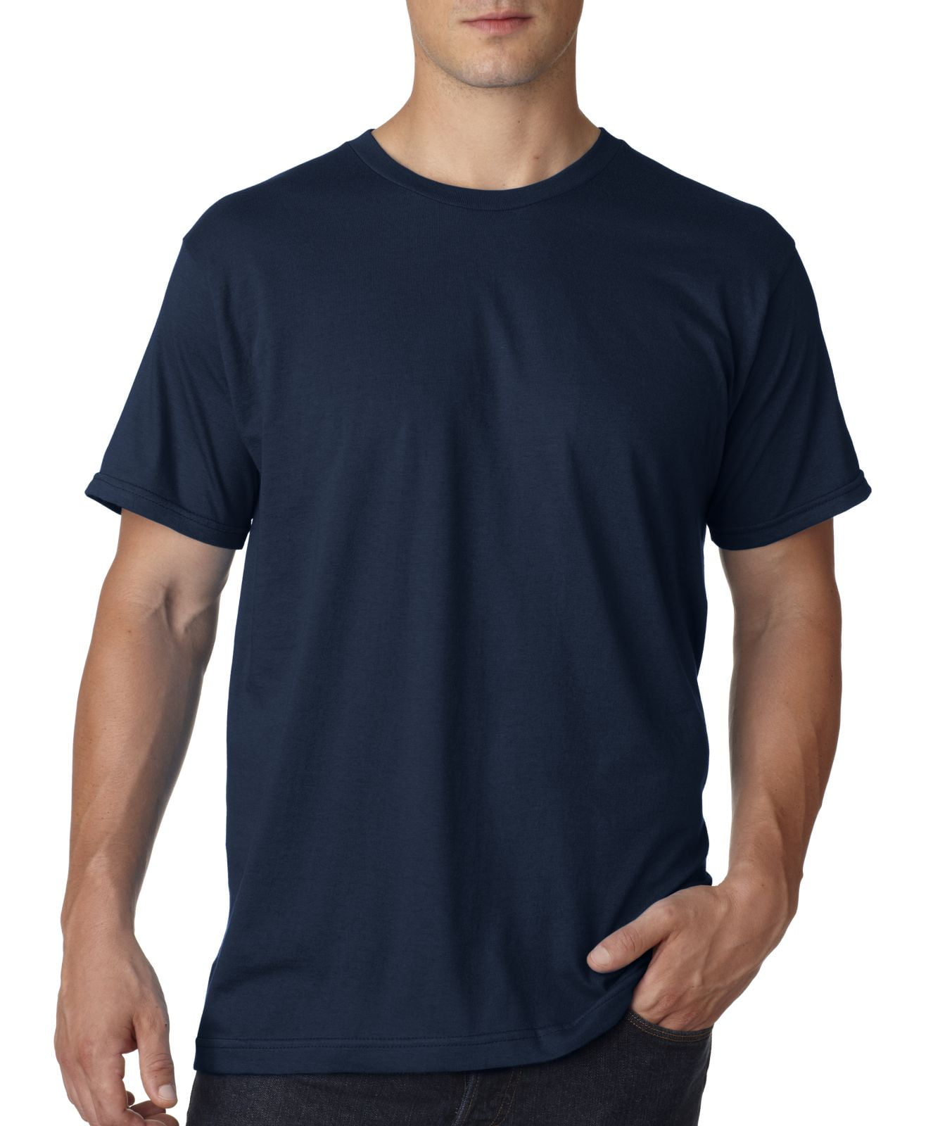 Bayside - Bayside B5000 Men's Simple Jersey Cotton Tee Shirt - Walmart ...