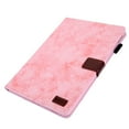 thumbnail image 5 of Dteck for iPad 10th Generation Case 10.9" 2022, Matte PU Leather Business Style Folio Stand Flip Cover Smart Case Auto Wake Sleep with Card Slots Pencil Holder for iPad 10th Gen 2022,Pink, 5 of 6