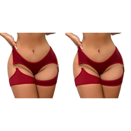 2 Pack Lingerie For Women 1 PC Leather Bodysuit Lingerie Cutout O Rring Detail Garter Panty Bunny Lingerie Women Satin Lingerie Party Women s Chemises & Negligees Womens plus Lingerie Corset