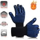 thumbnail image 2 of Guantes para barbacoa Guantes de horno de silicona antideslizantes con una temperatura máxima de 800 °C. Guantes universales para hornos de grill y chimeneas de cocina (antorchas azules) Sailing Electrónica, 2 of 5
