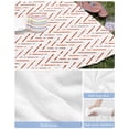 thumbnail image 6 of Burnt Orange Striped Beach Towels Oversized Super Absorbent, Modern Abstract Art Geometric Lightweight Bath Towel Quick Dry Sets For Bathroom/Pool/Rv Camping/Beach Play/Gym Room/Picnic 31"x62", 6 of 8
