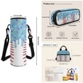 thumbnail image 6 of Yspwyqan Boys Backpack And Lunch Box Set, 4 Piece School Backpack Set with Lunch Bag Pencil Case Water Bottle Bag, for Boys Baseball Blue Ice Cream Drip School Bags, 6 of 7